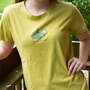 SOLD☆Life is Good "Woman Driver" Tee, Medium